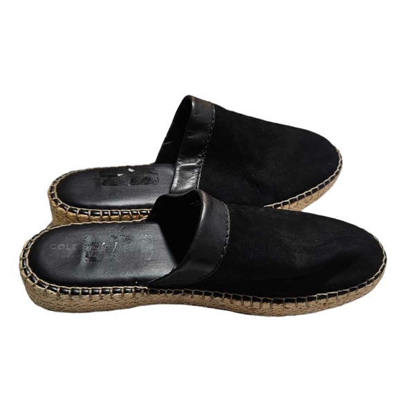 Cole Haan Cloudfeel Espadrille Suede and Leather Mule - Picture 7 of 8